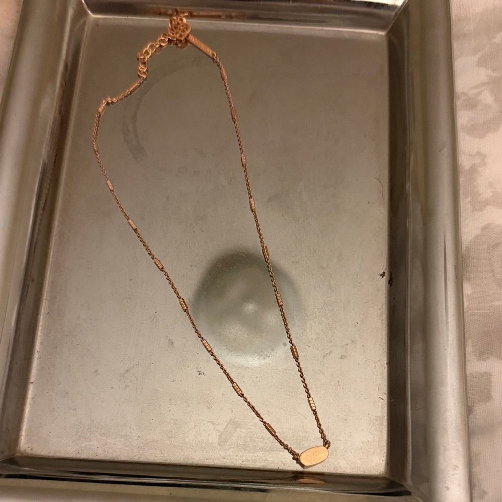 Kendra Scott Rose Gold Delicate Necklace